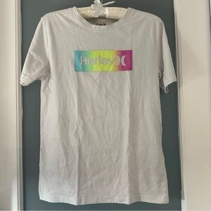 Hurley kids White t-shirt w Multicolor Logo